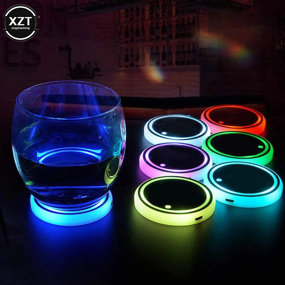 LuminaDrive – Porta-Copos LED Astralation Backlight LED Drinks Holders